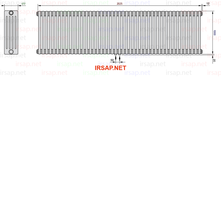 Радиатор IRSAP Tesi 51000/45 T50 CL 01